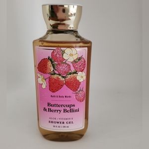 BATH & BODY WORKS BUTTERCUPS & BERRY BELLINI ALOE + VITAMIN E SHOWER GEL NEW